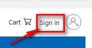 Sign in at Microsoft and create Microsoft Account: Sign In