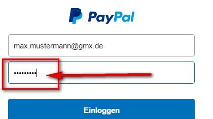 PayPal Login: Enter password